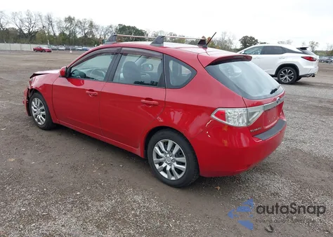 2009 Subaru Impreza 2.5I z USA, uszkodzony, nr VIN JF1GH61679H801249